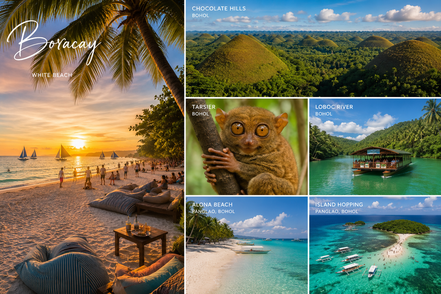 Rajski Sylwester – Boracay , Bohol, Panglao w jednej podróży 27grudzień 2026- 09 styczeń 2027